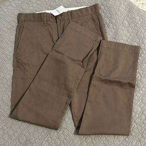 New J Crew crewcuts brown pants 12